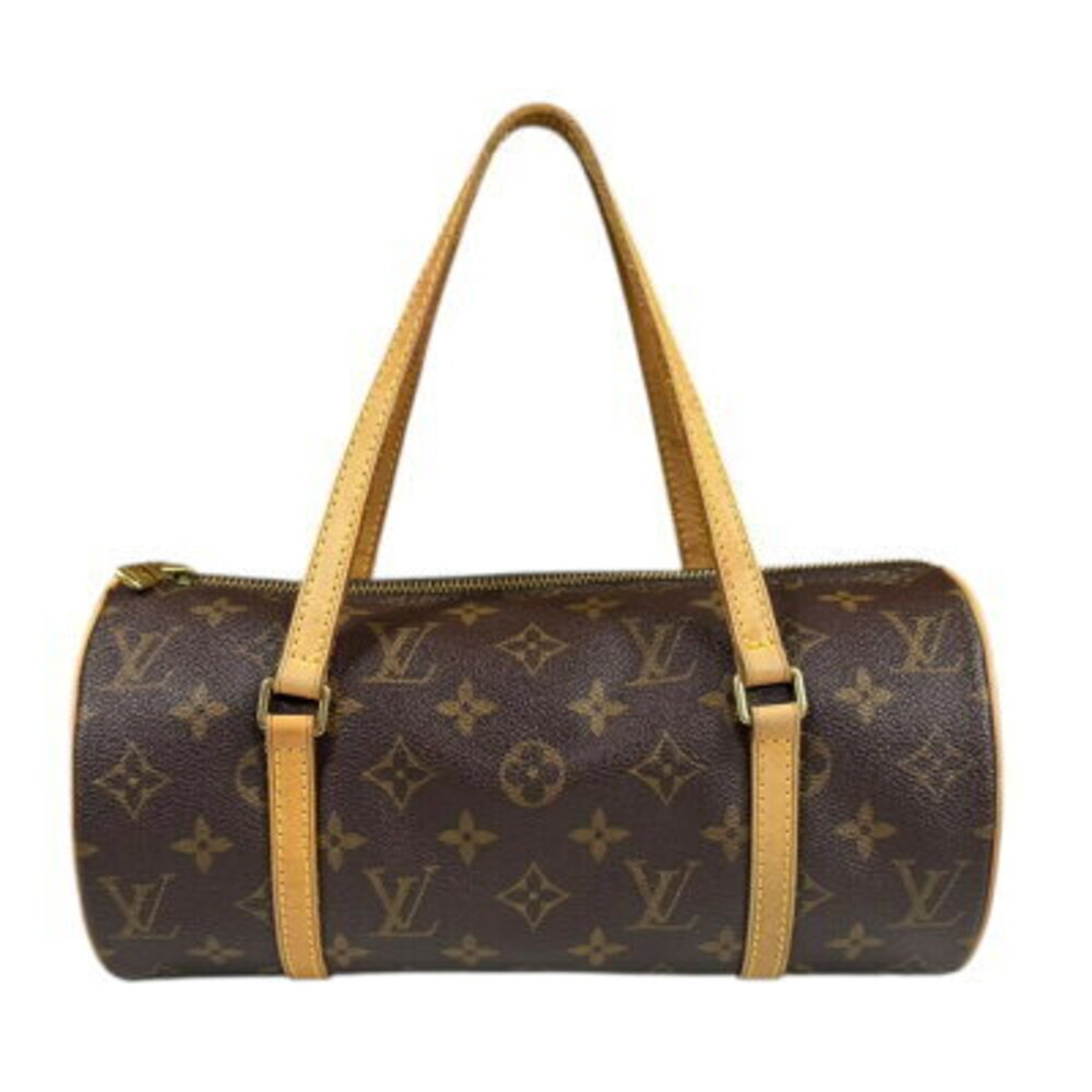 Louis Vuitton Papillon Monogram Handbag Canvas Brown